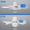 Remote Control LED Ceiling Fan